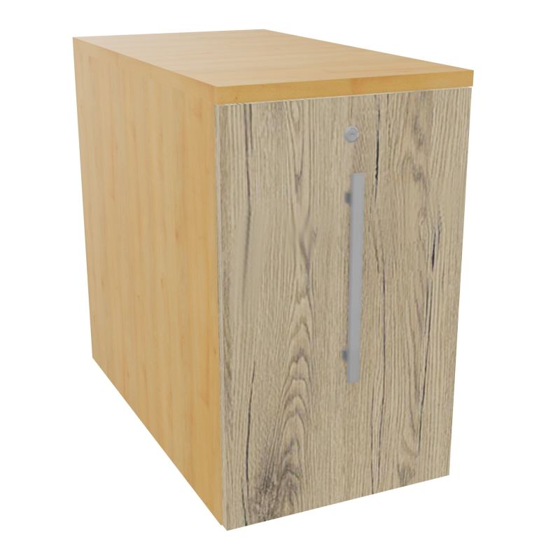 GUSTAVE CAISSON INDIVIDUEL H73,5 L43,2 P80 CM MELAMINE - CORPS  TOP  PORTE  R5 R3 R5