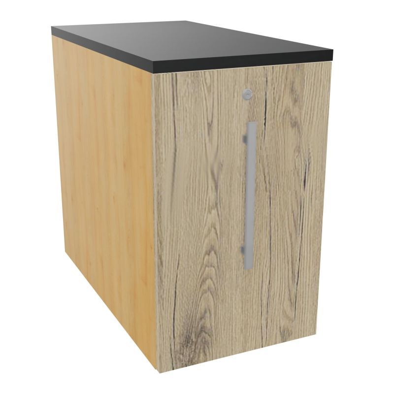 GUSTAVE CAISSON INDIVIDUEL H73,5 L43,2 P80 CM MELAMINE - CORPS  TOP  PORTE  R5 R3 R9