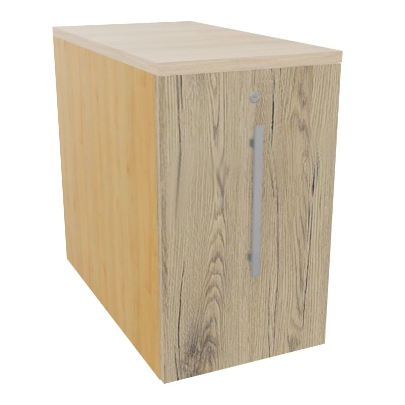 GUSTAVE CAISSON INDIVIDUEL H73,5 L43,2 P80 CM MELAMINE - CORPS  TOP  PORTE  R5 R3 RZ