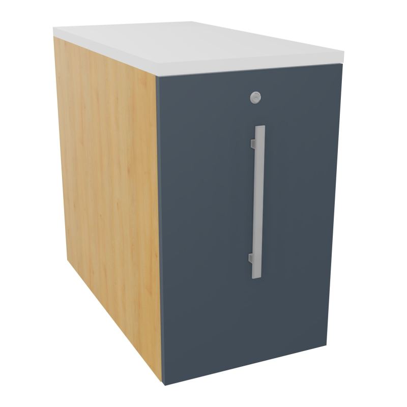 GUSTAVE CAISSON INDIVIDUEL H73,5 L43,2 P80 CM MELAMINE - CORPS  TOP  PORTE  R5 R6 MG