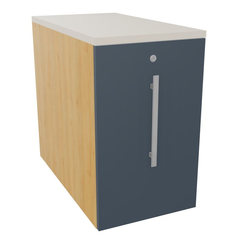 GUSTAVE CAISSON INDIVIDUEL H73,5 L43,2 P80 CM MELAMINE - CORPS  TOP  PORTE  R5 R6 N5