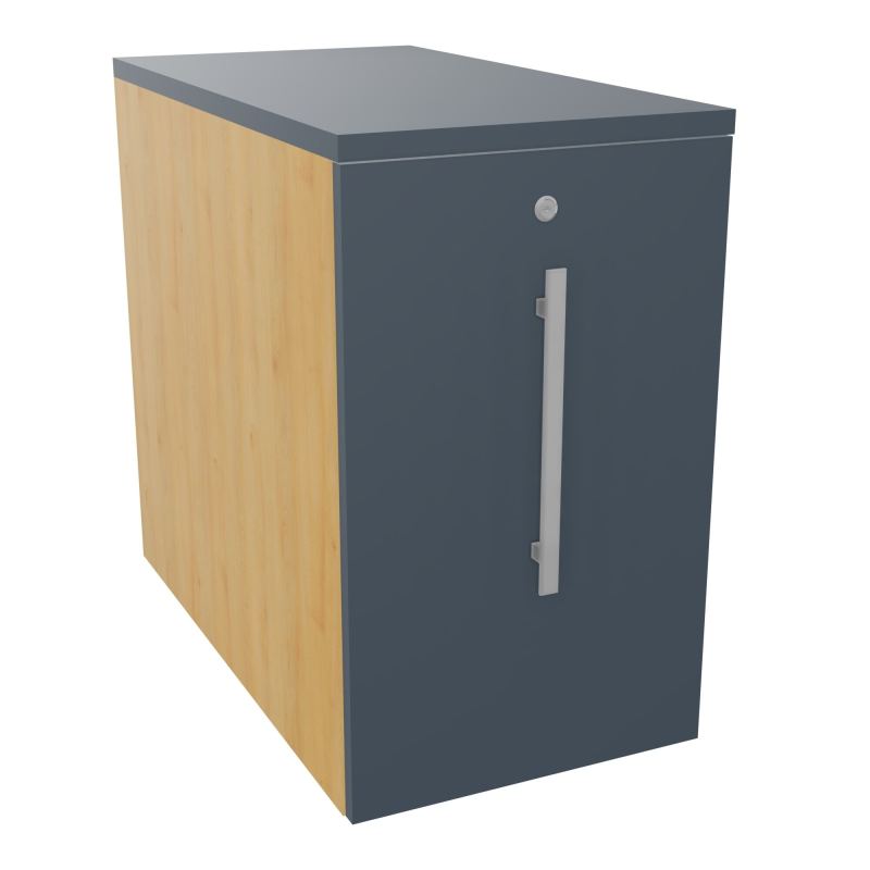 GUSTAVE CAISSON INDIVIDUEL H73,5 L43,2 P80 CM MELAMINE - CORPS  TOP  PORTE  R5 R6 R6