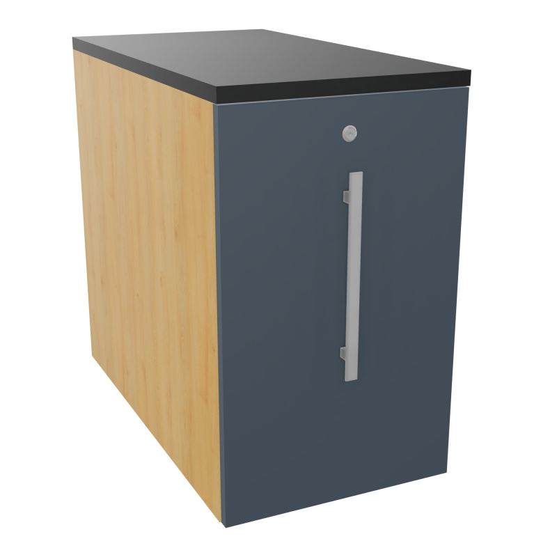 GUSTAVE CAISSON INDIVIDUEL H73,5 L43,2 P80 CM MELAMINE - CORPS  TOP  PORTE  R5 R6 R9