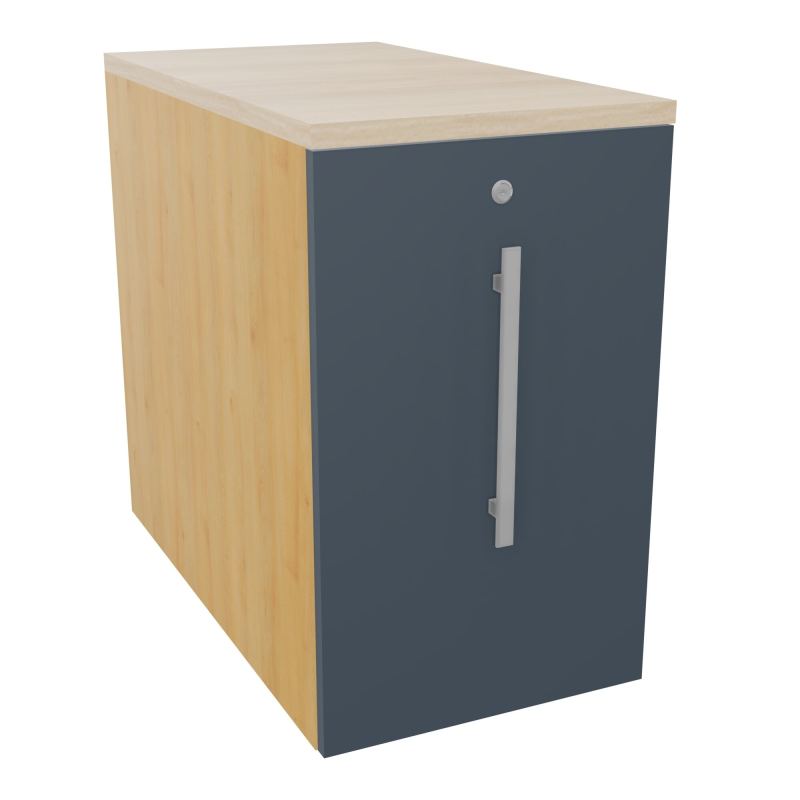 GUSTAVE CAISSON INDIVIDUEL H73,5 L43,2 P80 CM MELAMINE - CORPS  TOP  PORTE  R5 R6 RZ