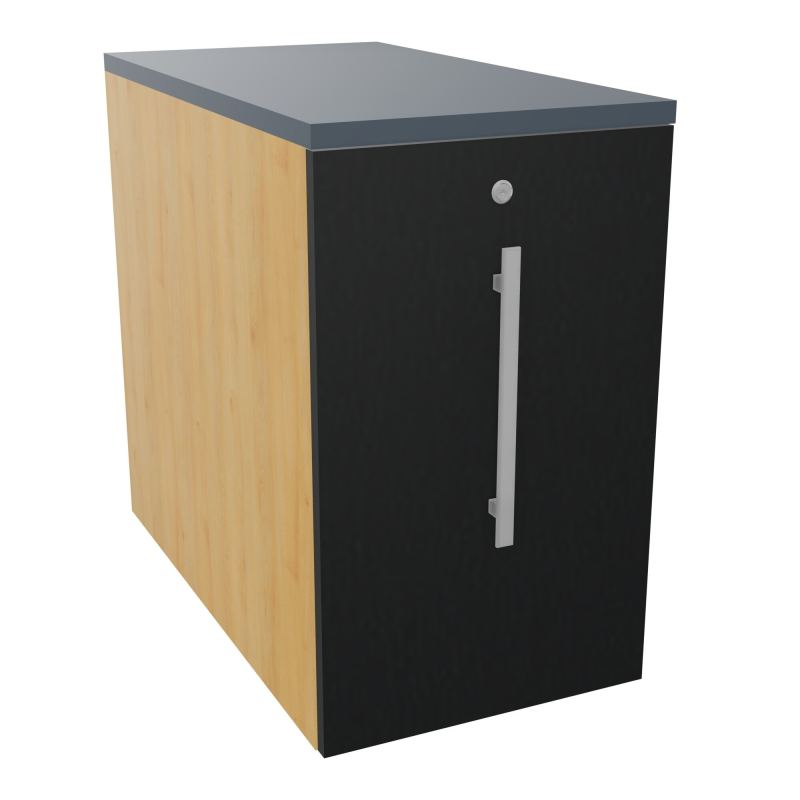 GUSTAVE CAISSON INDIVIDUEL H73,5 L43,2 P80 CM MELAMINE - CORPS  TOP  PORTE  R5 R9 R6