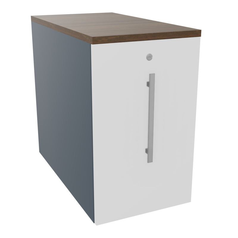 GUSTAVE CAISSON INDIVIDUEL H73,5 L43,2 P80 CM MELAMINE - CORPS  TOP  PORTE  R6 MG N6