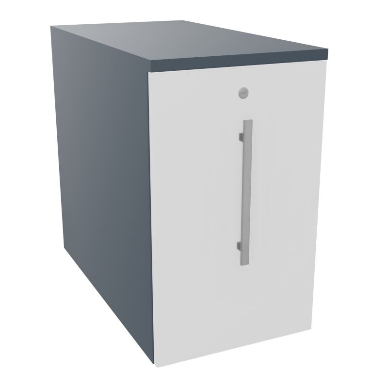 GUSTAVE CAISSON INDIVIDUEL H73,5 L43,2 P80 CM MELAMINE - CORPS  TOP  PORTE  R6 MG R6