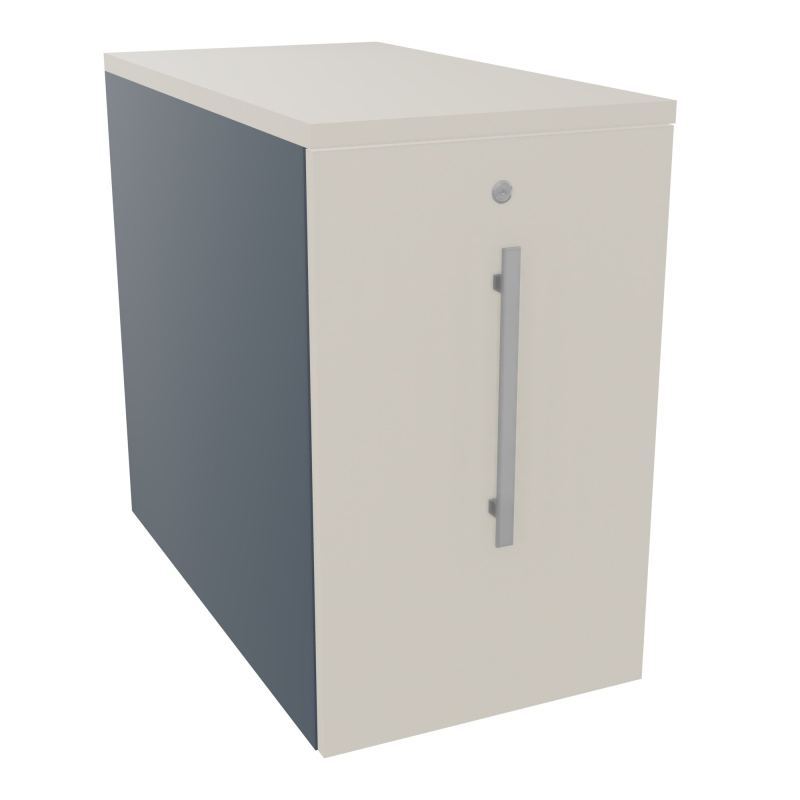 GUSTAVE CAISSON INDIVIDUEL H73,5 L43,2 P80 CM MELAMINE - CORPS  TOP  PORTE  R6 N5 N5