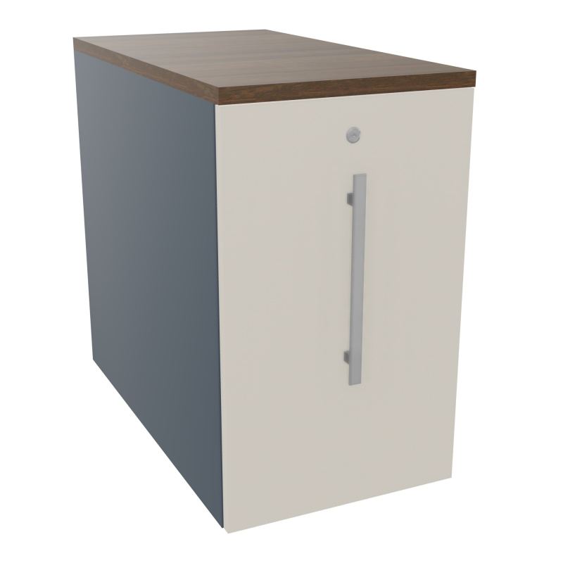 GUSTAVE CAISSON INDIVIDUEL H73,5 L43,2 P80 CM MELAMINE - CORPS  TOP  PORTE  R6 N5 N6