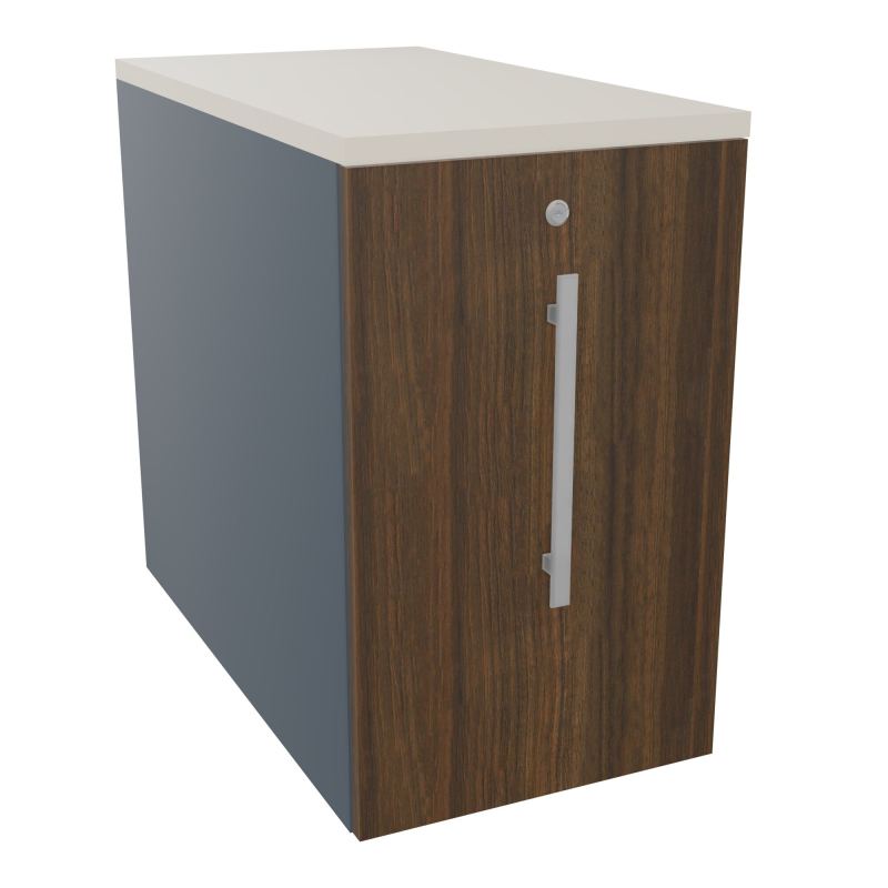 GUSTAVE CAISSON INDIVIDUEL H73,5 L43,2 P80 CM MELAMINE - CORPS  TOP  PORTE  R6 N6 N5
