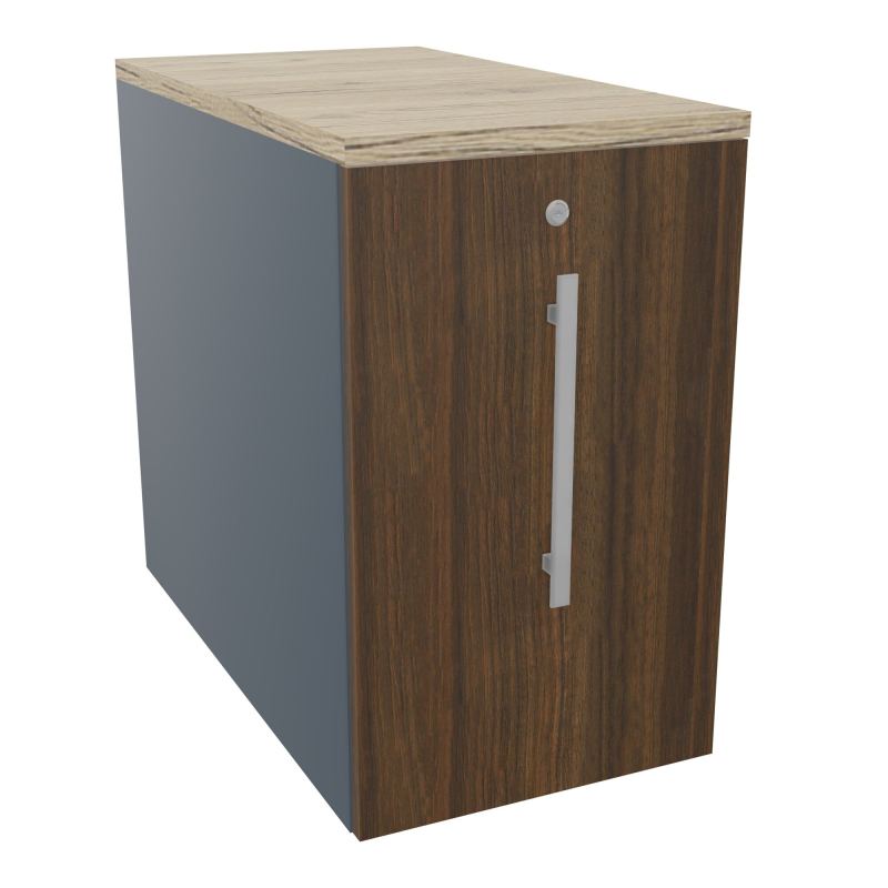 GUSTAVE CAISSON INDIVIDUEL H73,5 L43,2 P80 CM MELAMINE - CORPS  TOP  PORTE  R6 N6 R3
