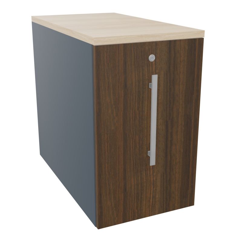 GUSTAVE CAISSON INDIVIDUEL H73,5 L43,2 P80 CM MELAMINE - CORPS  TOP  PORTE  R6 N6 RZ