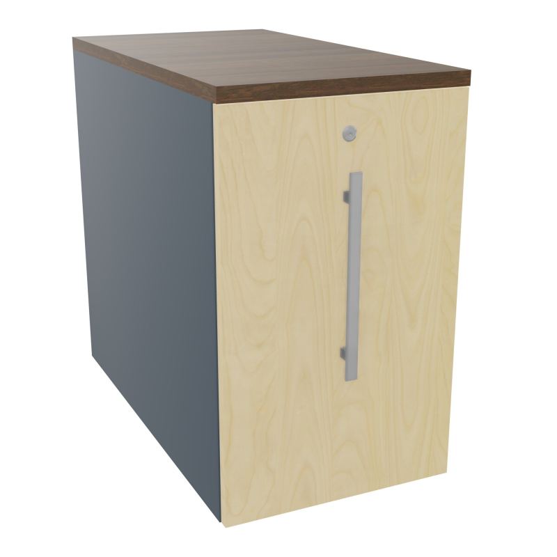 GUSTAVE CAISSON INDIVIDUEL H73,5 L43,2 P80 CM MELAMINE - CORPS  TOP  PORTE  R6 N8 N6