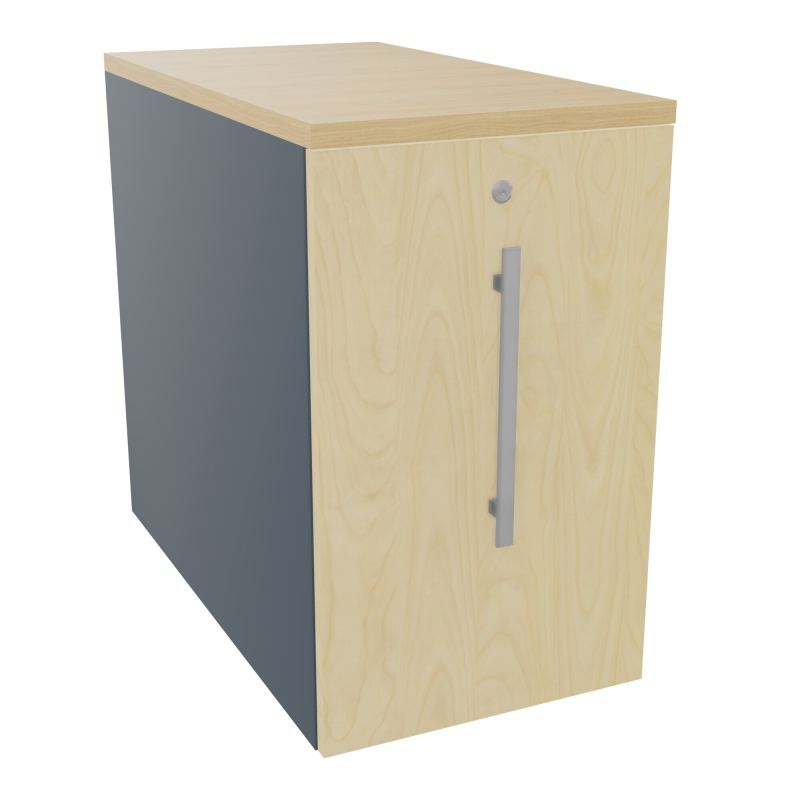 GUSTAVE CAISSON INDIVIDUEL H73,5 L43,2 P80 CM MELAMINE - CORPS  TOP  PORTE  R6 N8 R1