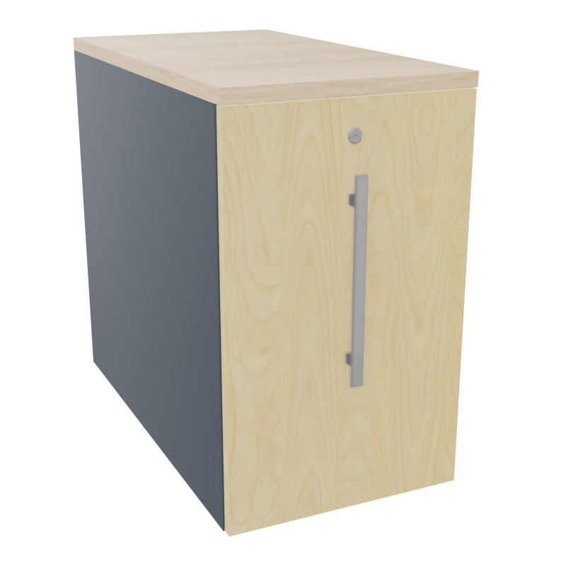 GUSTAVE CAISSON INDIVIDUEL H73,5 L43,2 P80 CM MELAMINE - CORPS  TOP  PORTE  R6 N8 RZ
