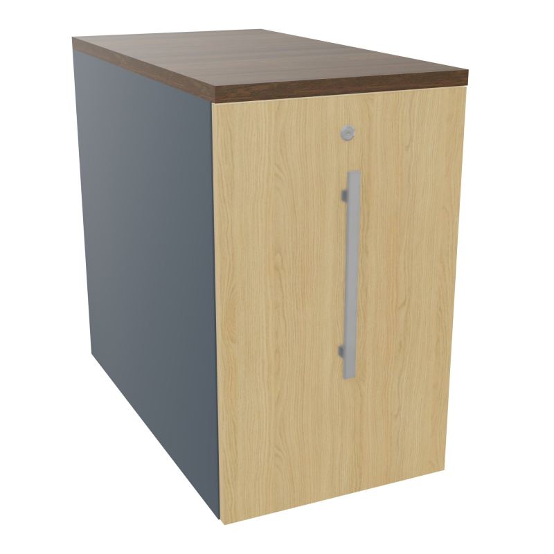 GUSTAVE CAISSON INDIVIDUEL H73,5 L43,2 P80 CM MELAMINE - CORPS  TOP  PORTE  R6 R1 N6
