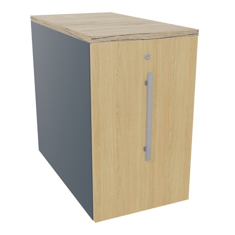 GUSTAVE CAISSON INDIVIDUEL H73,5 L43,2 P80 CM MELAMINE - CORPS  TOP  PORTE  R6 R1 R3
