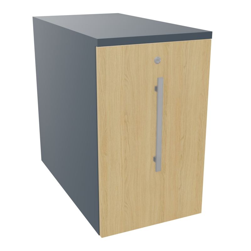 GUSTAVE CAISSON INDIVIDUEL H73,5 L43,2 P80 CM MELAMINE - CORPS  TOP  PORTE  R6 R1 R6