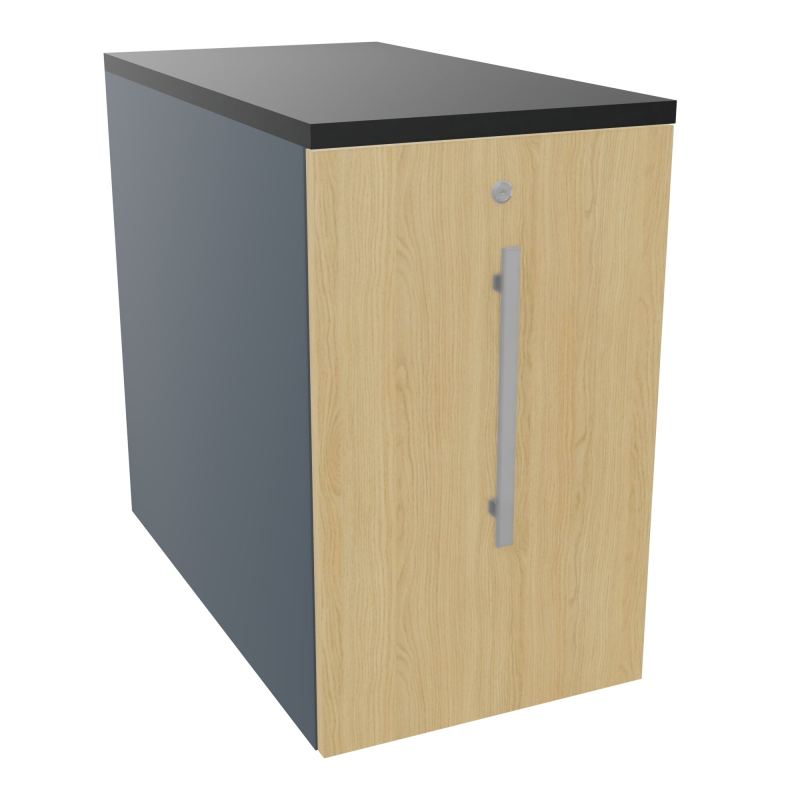 GUSTAVE CAISSON INDIVIDUEL H73,5 L43,2 P80 CM MELAMINE - CORPS  TOP  PORTE  R6 R1 R9