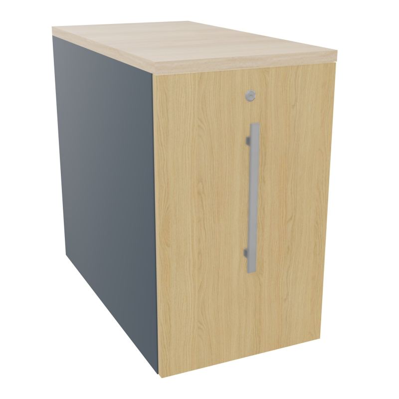 GUSTAVE CAISSON INDIVIDUEL H73,5 L43,2 P80 CM MELAMINE - CORPS  TOP  PORTE  R6 R1 RZ