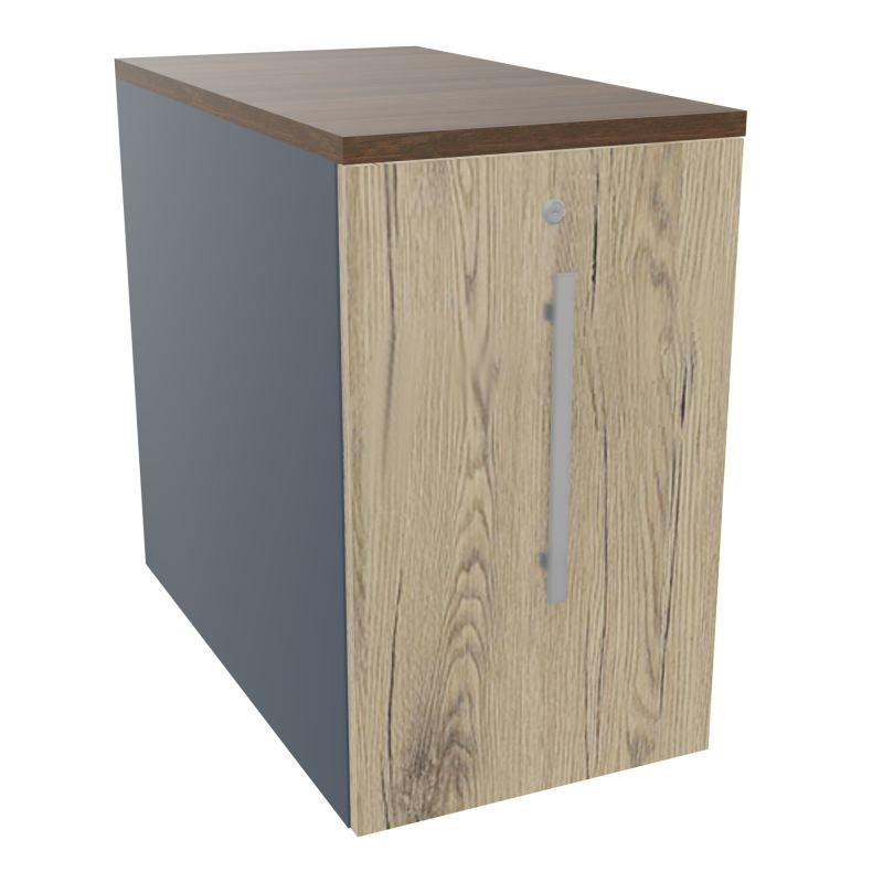 GUSTAVE CAISSON INDIVIDUEL H73,5 L43,2 P80 CM MELAMINE - CORPS  TOP  PORTE  R6 R3 N6