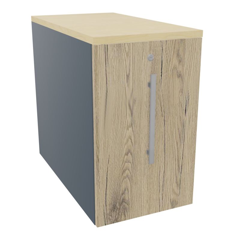 GUSTAVE CAISSON INDIVIDUEL H73,5 L43,2 P80 CM MELAMINE - CORPS  TOP  PORTE  R6 R3 N8