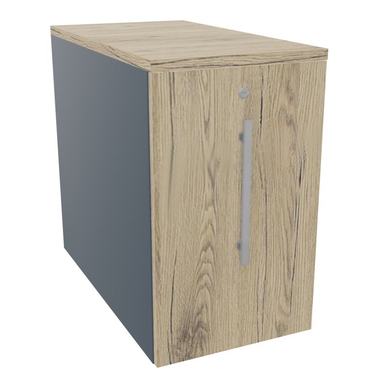 GUSTAVE CAISSON INDIVIDUEL H73,5 L43,2 P80 CM MELAMINE - CORPS  TOP  PORTE  R6 R3 R3