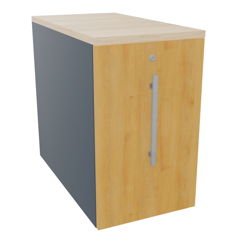 GUSTAVE CAISSON INDIVIDUEL H73,5 L43,2 P80 CM MELAMINE - CORPS  TOP  PORTE  R6 R5 RZ