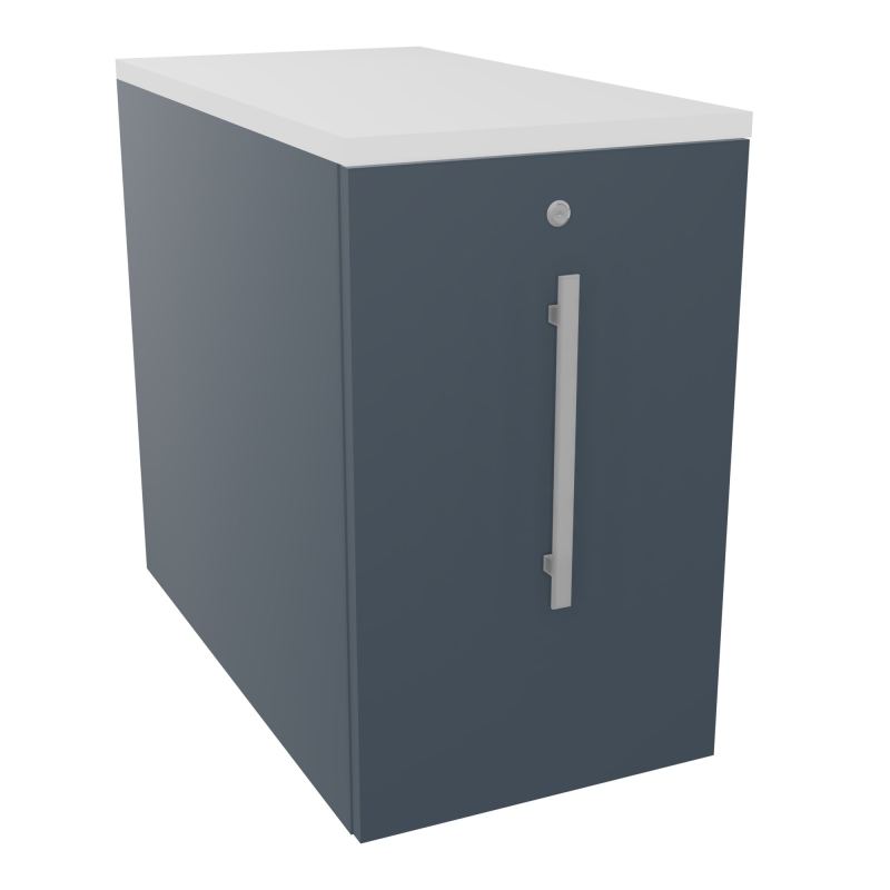 GUSTAVE CAISSON INDIVIDUEL H73,5 L43,2 P80 CM MELAMINE - CORPS  TOP  PORTE  R6 R6 MG