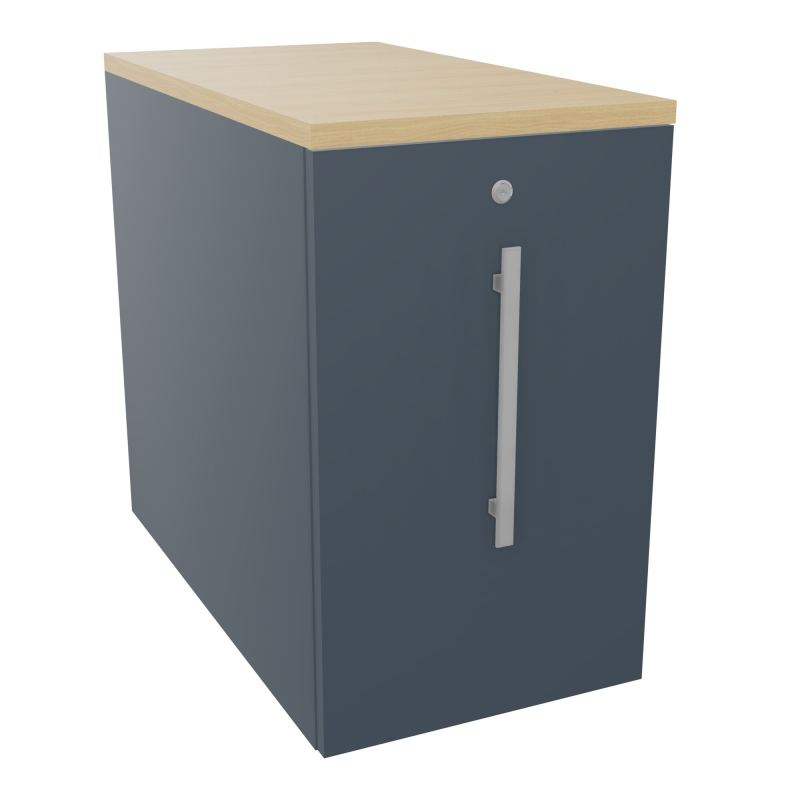 GUSTAVE CAISSON INDIVIDUEL H73,5 L43,2 P80 CM MELAMINE - CORPS  TOP  PORTE  R6 R6 R1