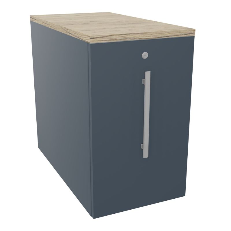 GUSTAVE CAISSON INDIVIDUEL H73,5 L43,2 P80 CM MELAMINE - CORPS  TOP  PORTE  R6 R6 R3