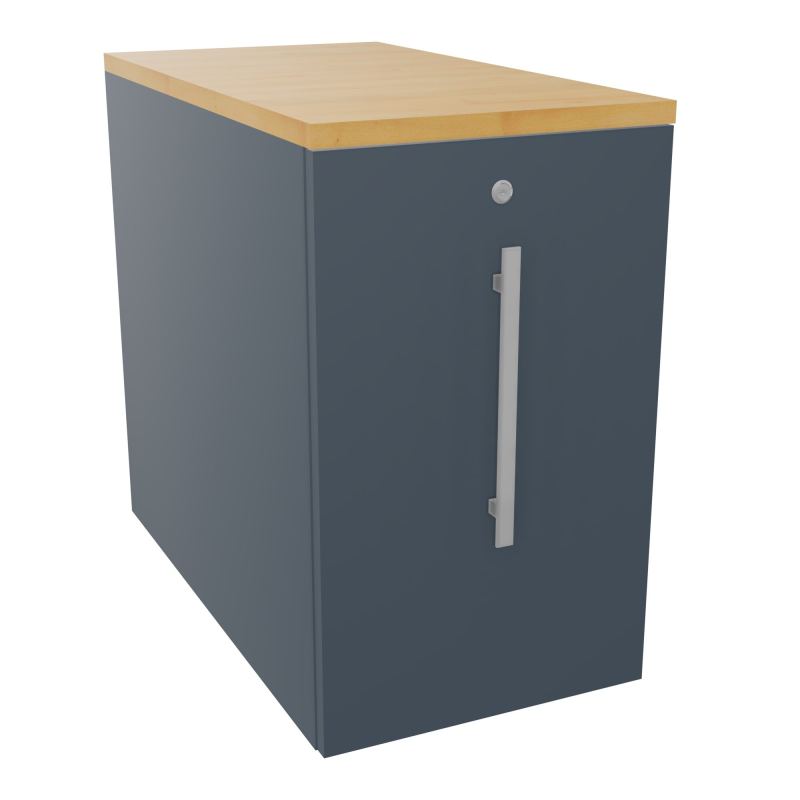 GUSTAVE CAISSON INDIVIDUEL H73,5 L43,2 P80 CM MELAMINE - CORPS  TOP  PORTE  R6 R6 R5