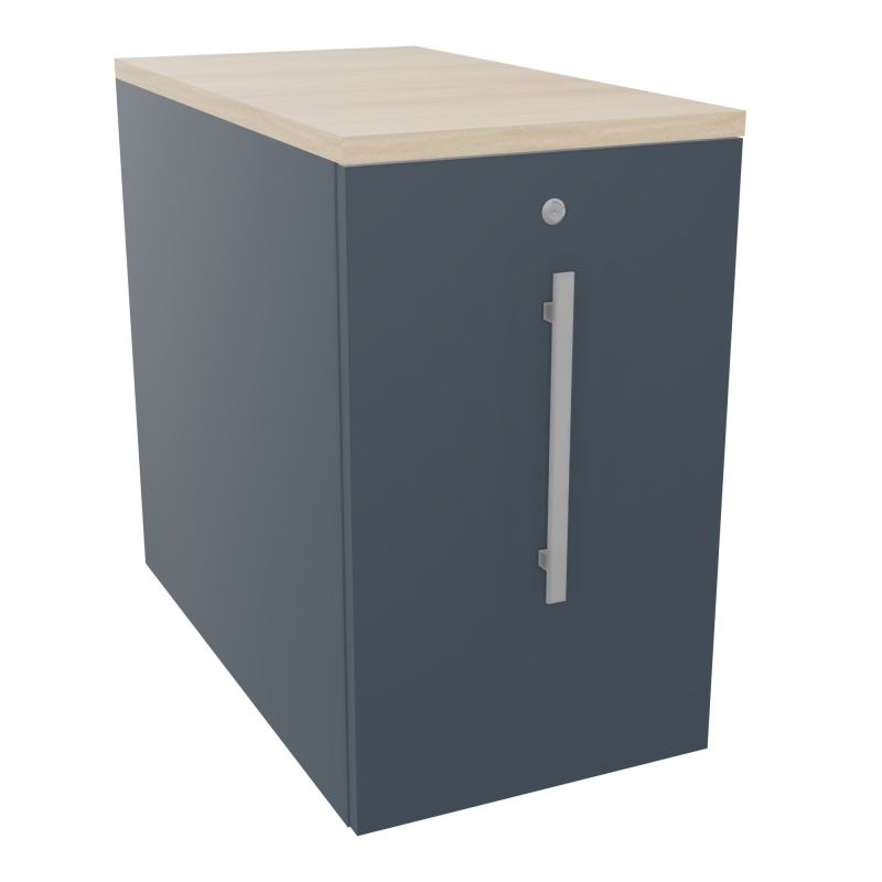 GUSTAVE CAISSON INDIVIDUEL H73,5 L43,2 P80 CM MELAMINE - CORPS  TOP  PORTE  R6 R6 RZ