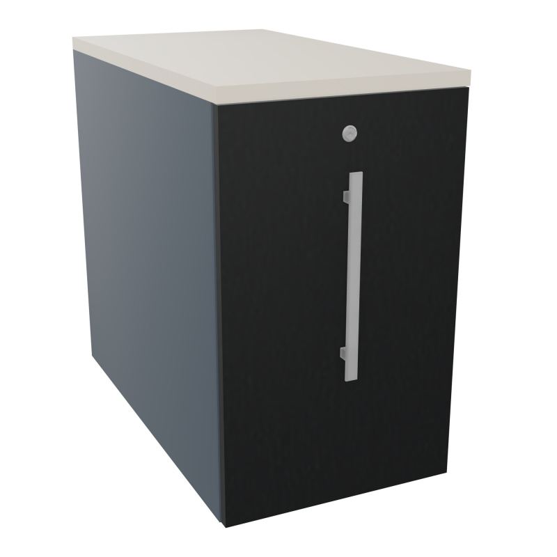 GUSTAVE CAISSON INDIVIDUEL H73,5 L43,2 P80 CM MELAMINE - CORPS  TOP  PORTE  R6 R9 N5