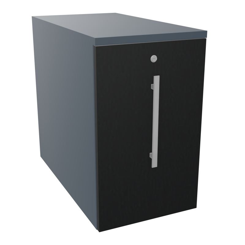GUSTAVE CAISSON INDIVIDUEL H73,5 L43,2 P80 CM MELAMINE - CORPS  TOP  PORTE  R6 R9 R6