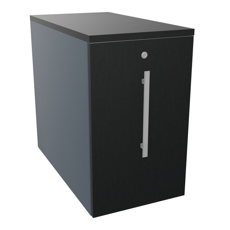 GUSTAVE CAISSON INDIVIDUEL H73,5 L43,2 P80 CM MELAMINE - CORPS  TOP  PORTE  R6 R9 R9