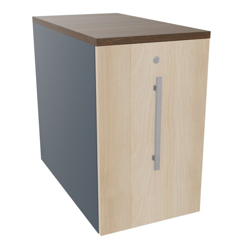 GUSTAVE CAISSON INDIVIDUEL H73,5 L43,2 P80 CM MELAMINE - CORPS  TOP  PORTE  R6 RZ N6