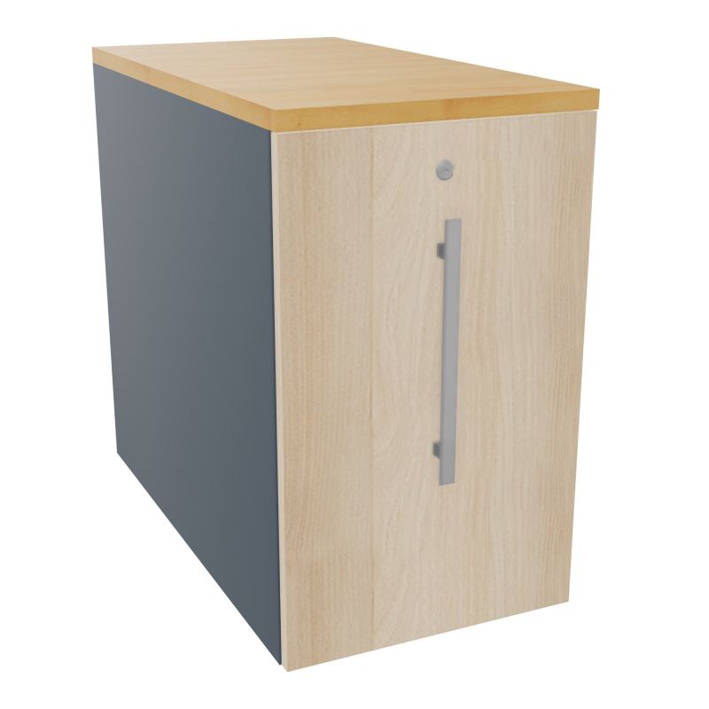 GUSTAVE CAISSON INDIVIDUEL H73,5 L43,2 P80 CM MELAMINE - CORPS  TOP  PORTE  R6 RZ R5