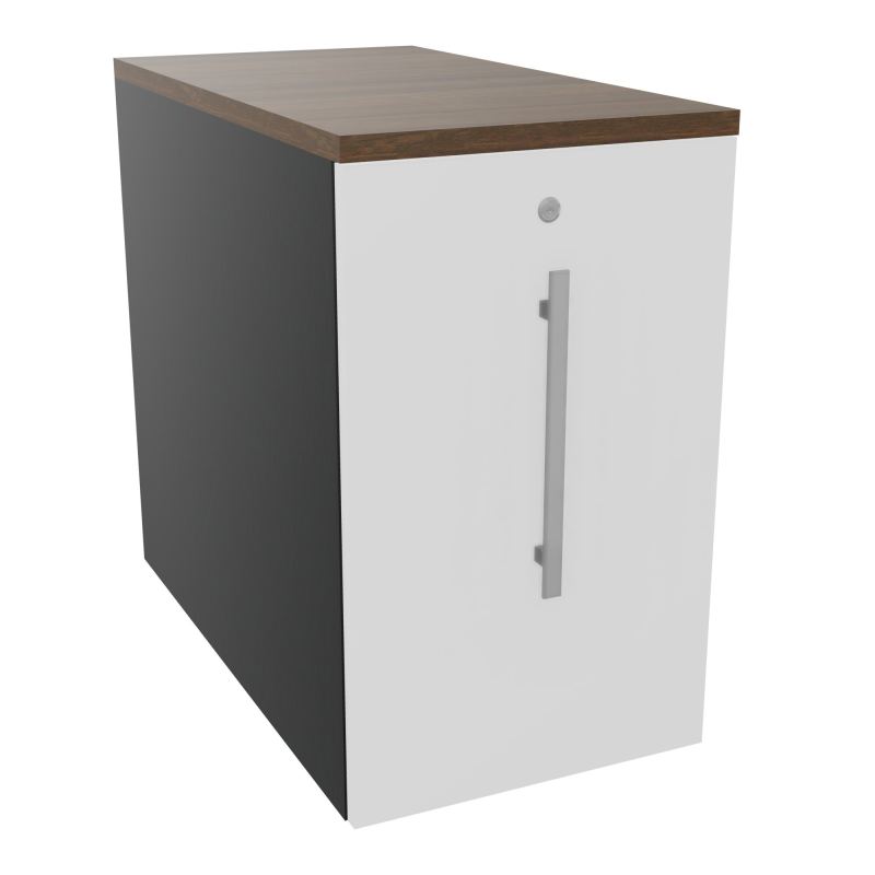 GUSTAVE CAISSON INDIVIDUEL H73,5 L43,2 P80 CM MELAMINE - CORPS  TOP  PORTE  R9 MG N6