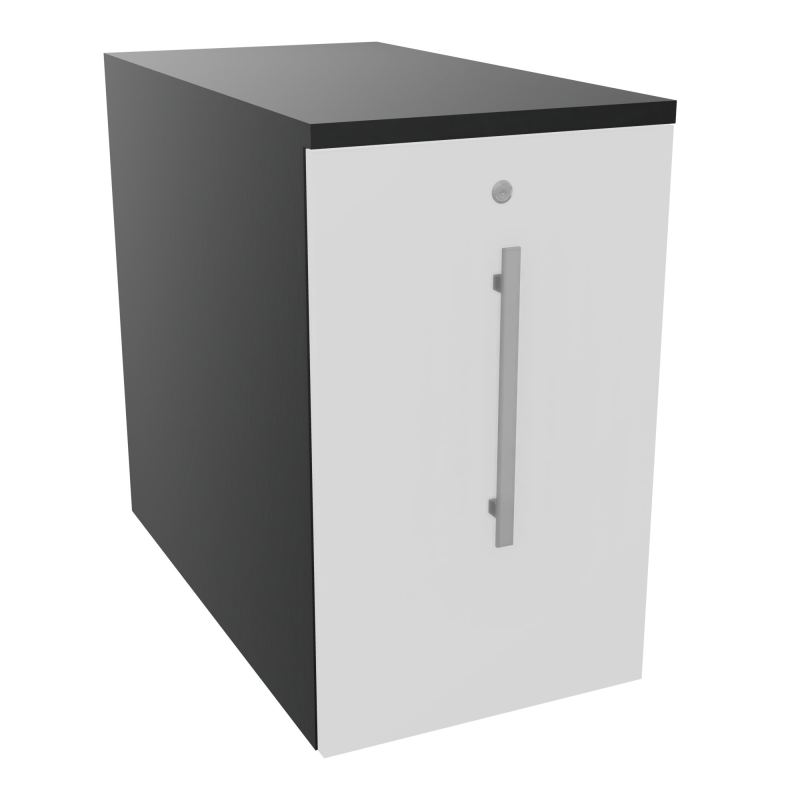 GUSTAVE CAISSON INDIVIDUEL H73,5 L43,2 P80 CM MELAMINE - CORPS  TOP  PORTE  R9 MG R9