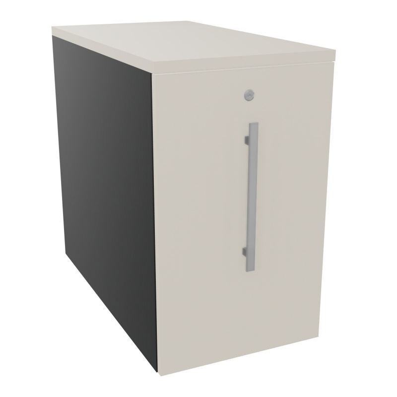 GUSTAVE CAISSON INDIVIDUEL H73,5 L43,2 P80 CM MELAMINE - CORPS  TOP  PORTE  R9 N5 N5
