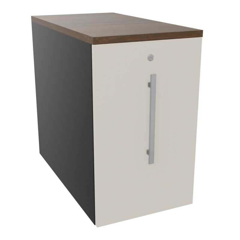 GUSTAVE CAISSON INDIVIDUEL H73,5 L43,2 P80 CM MELAMINE - CORPS  TOP  PORTE  R9 N5 N6