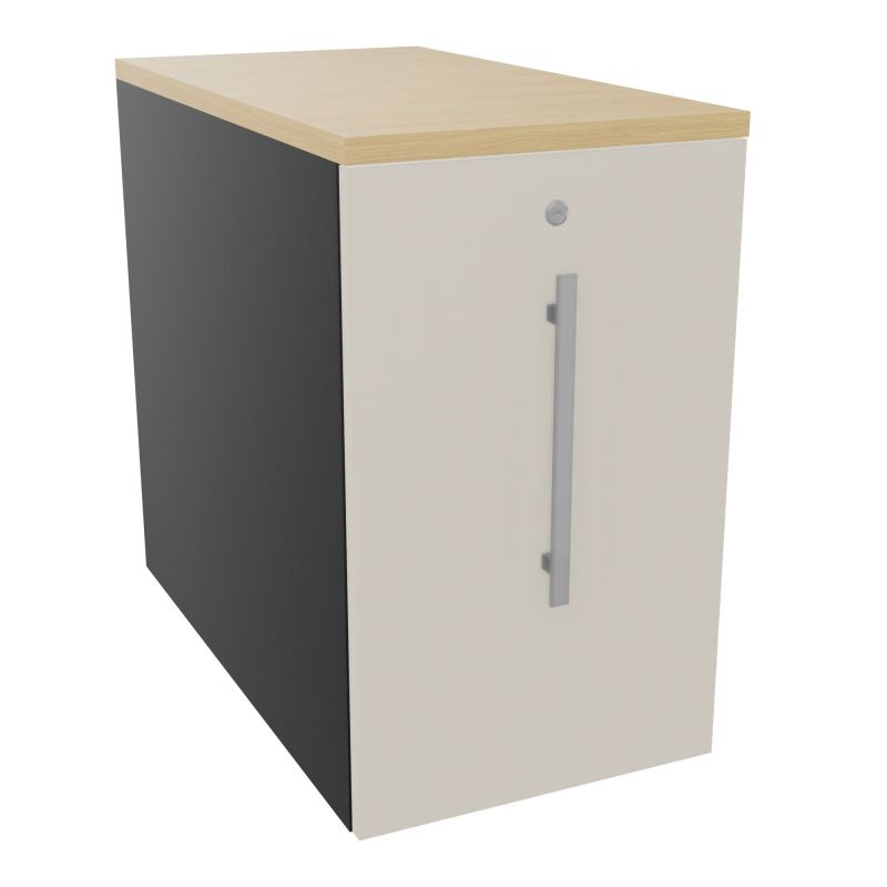GUSTAVE CAISSON INDIVIDUEL H73,5 L43,2 P80 CM MELAMINE - CORPS  TOP  PORTE  R9 N5 R1