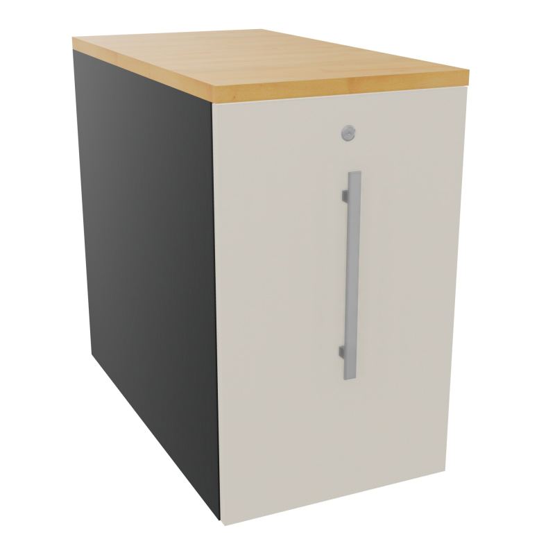 GUSTAVE CAISSON INDIVIDUEL H73,5 L43,2 P80 CM MELAMINE - CORPS  TOP  PORTE  R9 N5 R5