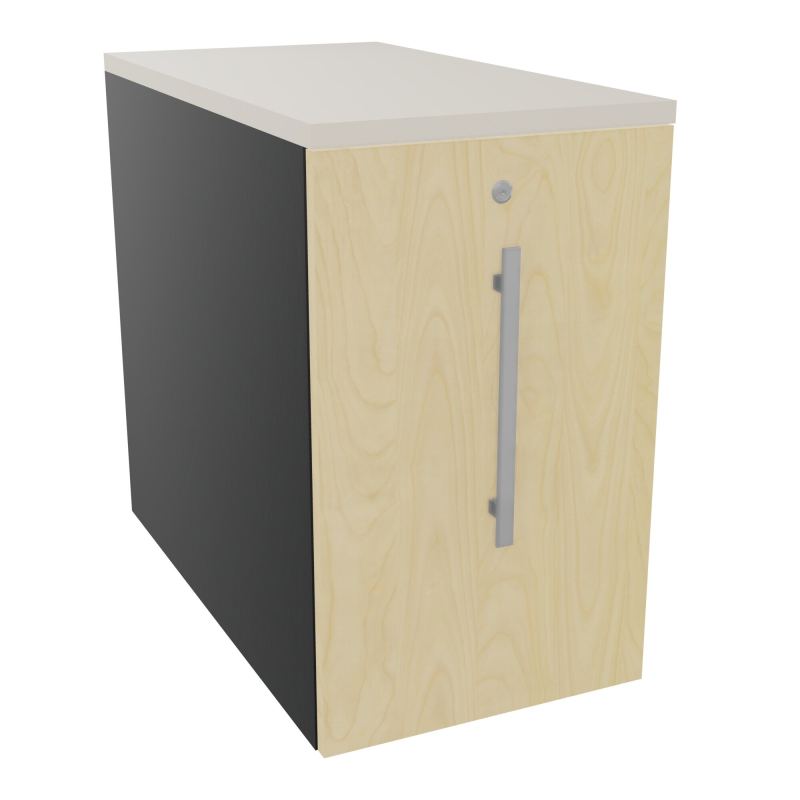 GUSTAVE CAISSON INDIVIDUEL H73,5 L43,2 P80 CM MELAMINE - CORPS  TOP  PORTE  R9 N8 N5