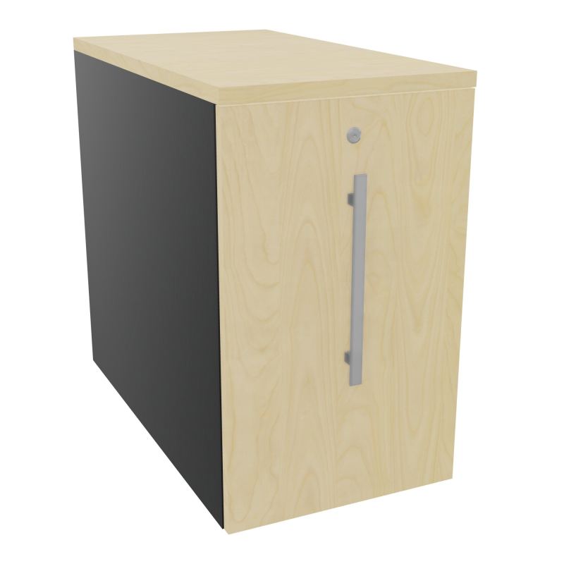 GUSTAVE CAISSON INDIVIDUEL H73,5 L43,2 P80 CM MELAMINE - CORPS  TOP  PORTE  R9 N8 N8