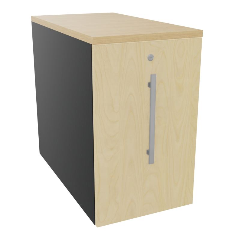 GUSTAVE CAISSON INDIVIDUEL H73,5 L43,2 P80 CM MELAMINE - CORPS  TOP  PORTE  R9 N8 R1
