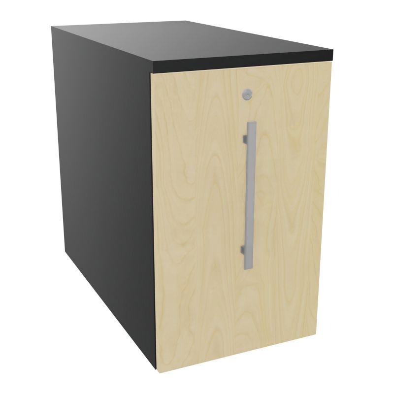 GUSTAVE CAISSON INDIVIDUEL H73,5 L43,2 P80 CM MELAMINE - CORPS  TOP  PORTE  R9 N8 R9