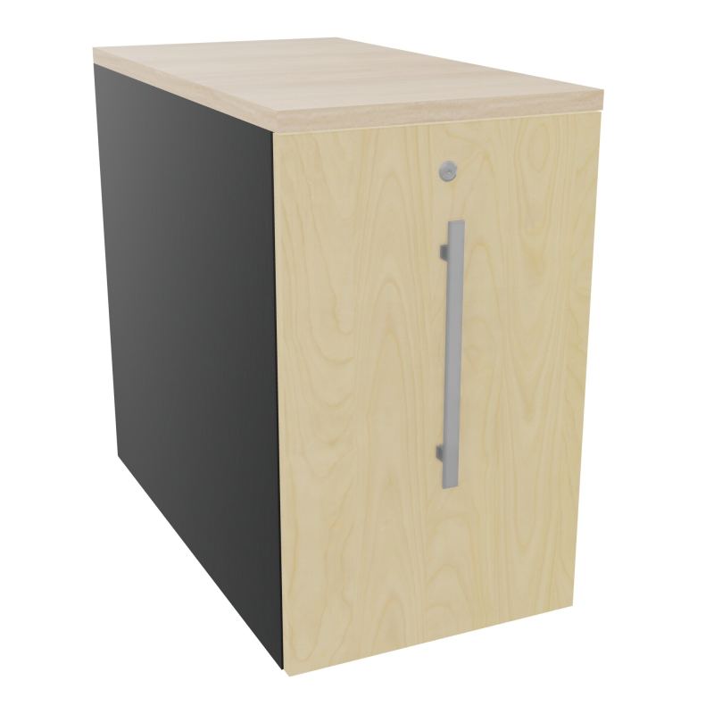 GUSTAVE CAISSON INDIVIDUEL H73,5 L43,2 P80 CM MELAMINE - CORPS  TOP  PORTE  R9 N8 RZ