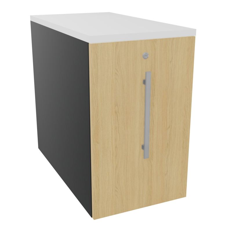 GUSTAVE CAISSON INDIVIDUEL H73,5 L43,2 P80 CM MELAMINE - CORPS  TOP  PORTE  R9 R1 MG